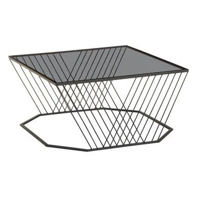 Trento Coffee Table With Grey Glass Top - Image 5