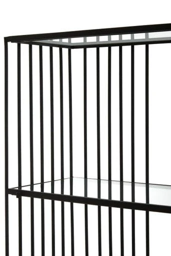 Trento Five Tier Black Bookshelf - Image 7