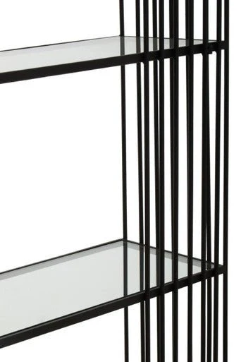 Trento Five Tier Black Bookshelf - Image 8