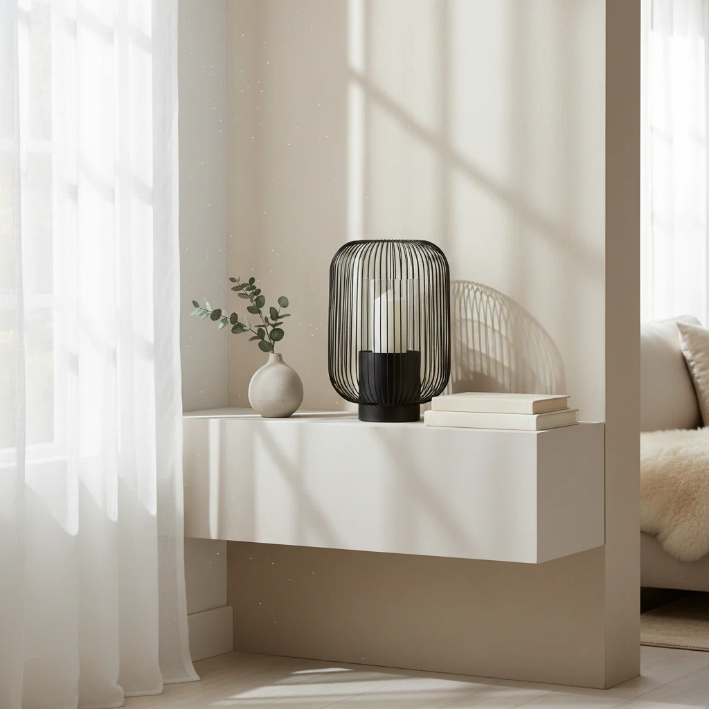 Trento Large Black Lantern - Image 3
