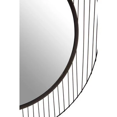 Trento Linear Lines Frame Wall Mirror - Image 9