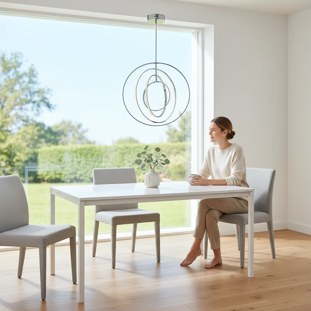 Trieste Four Ring Pendant Light - Image 2