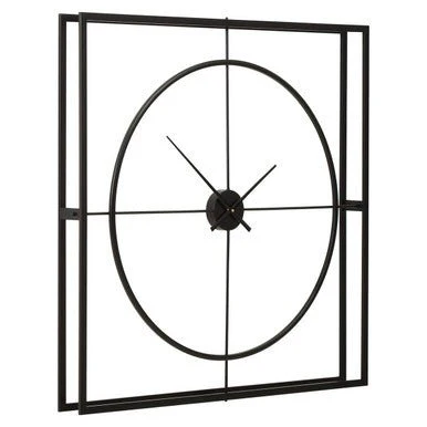 Trinity Black Finish Wall Clock - Image 5