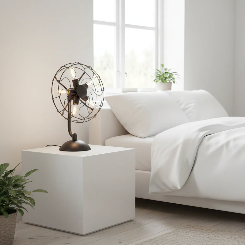 Trissoni Vintage Fan Shape Table Lamp - Image 3