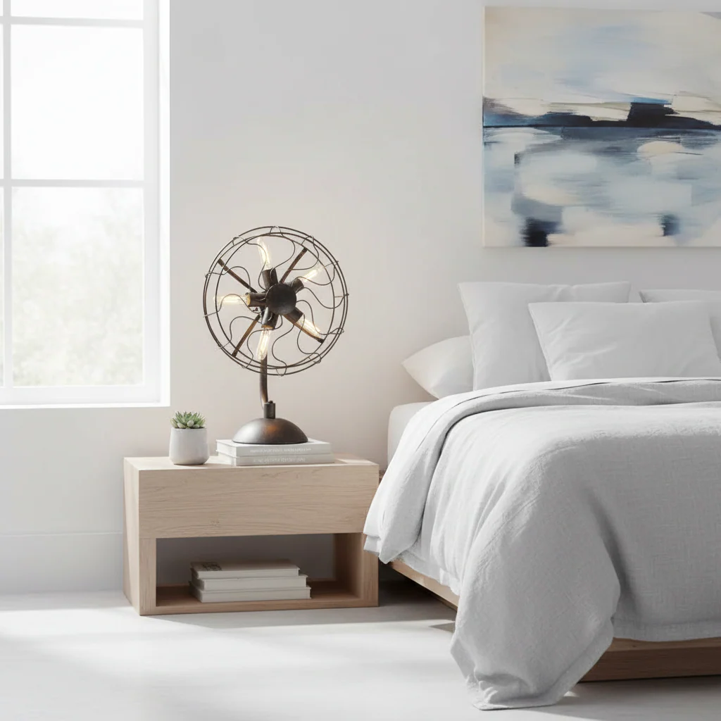 Trissoni Vintage Fan Shape Table Lamp - Image 4