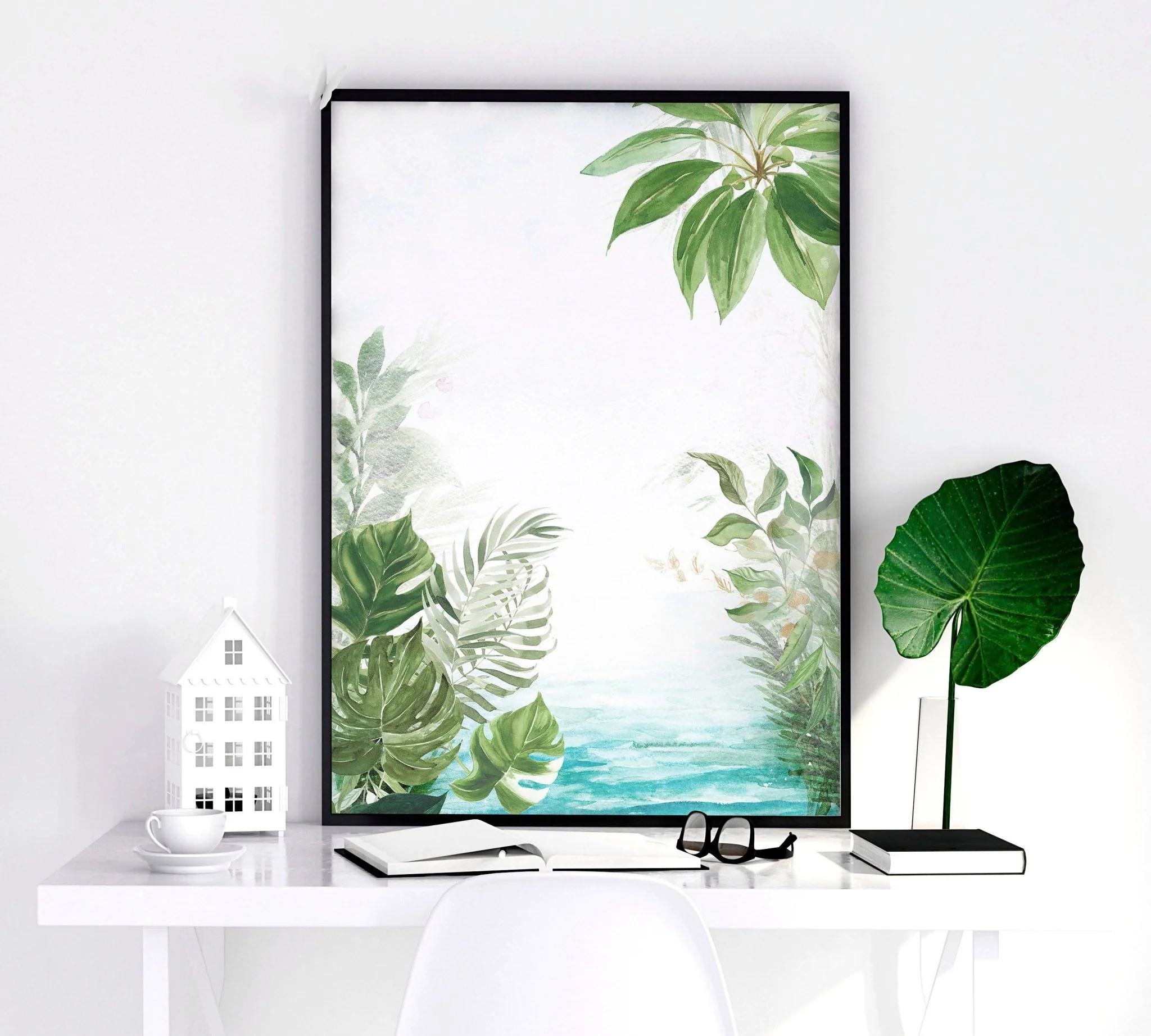 Art for office walls | set of 3 Tropical wall art prints - Image 5