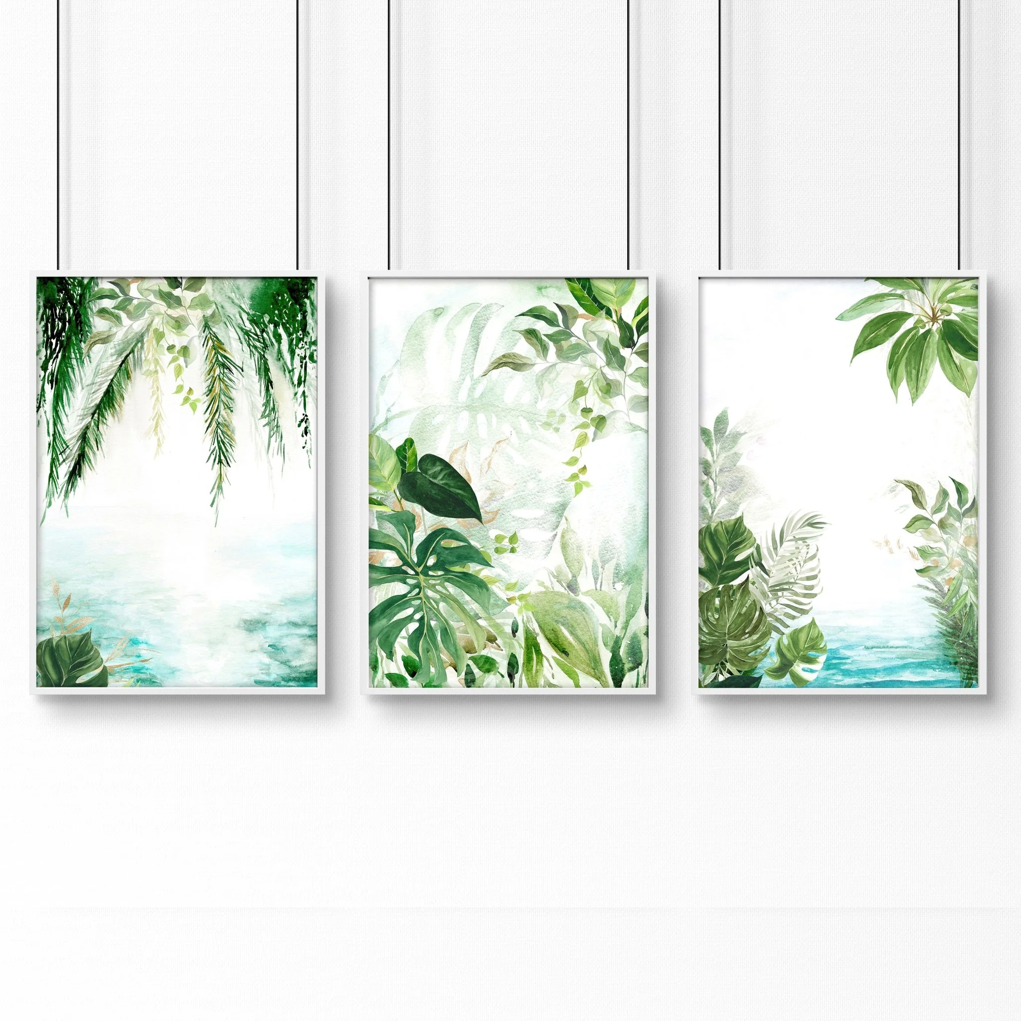 Art for office walls | set of 3 Tropical wall art prints - Image 6