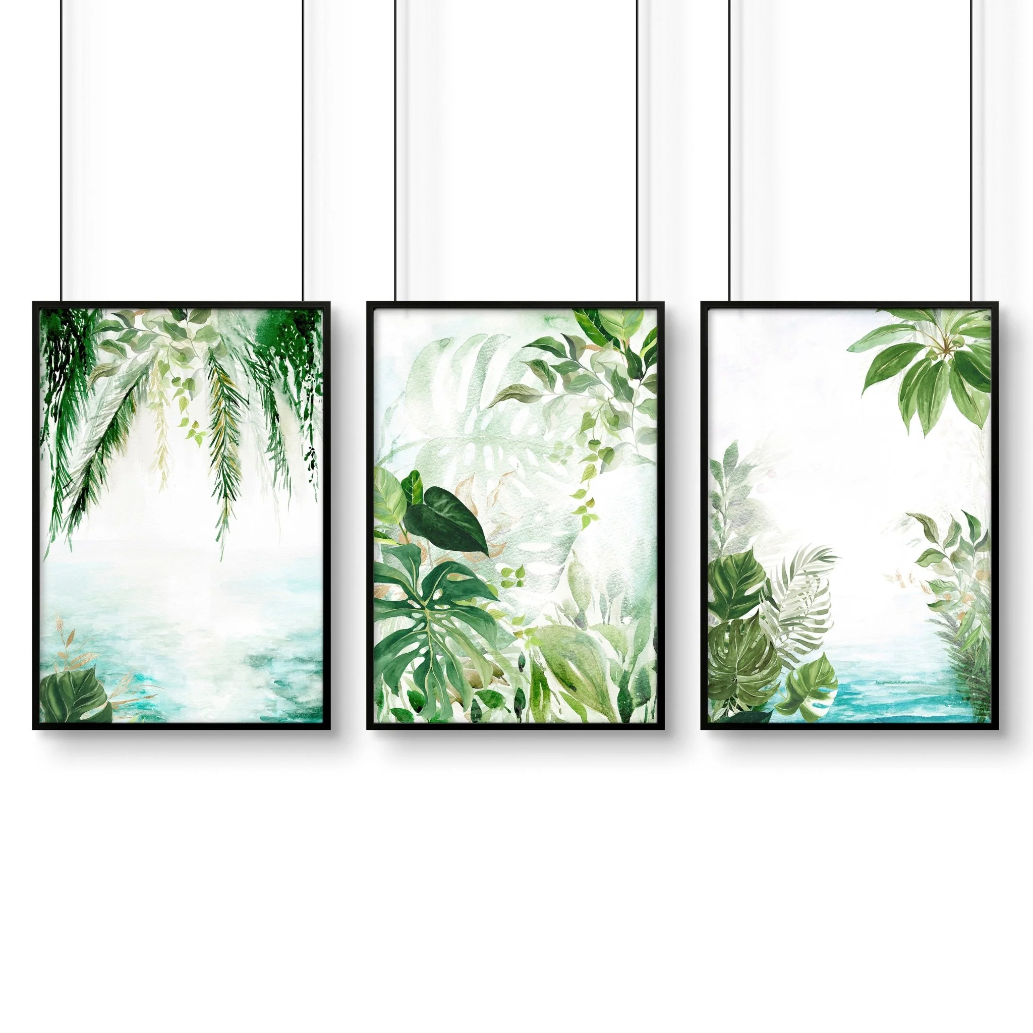 Art for office walls | set of 3 Tropical wall art prints - Image 7