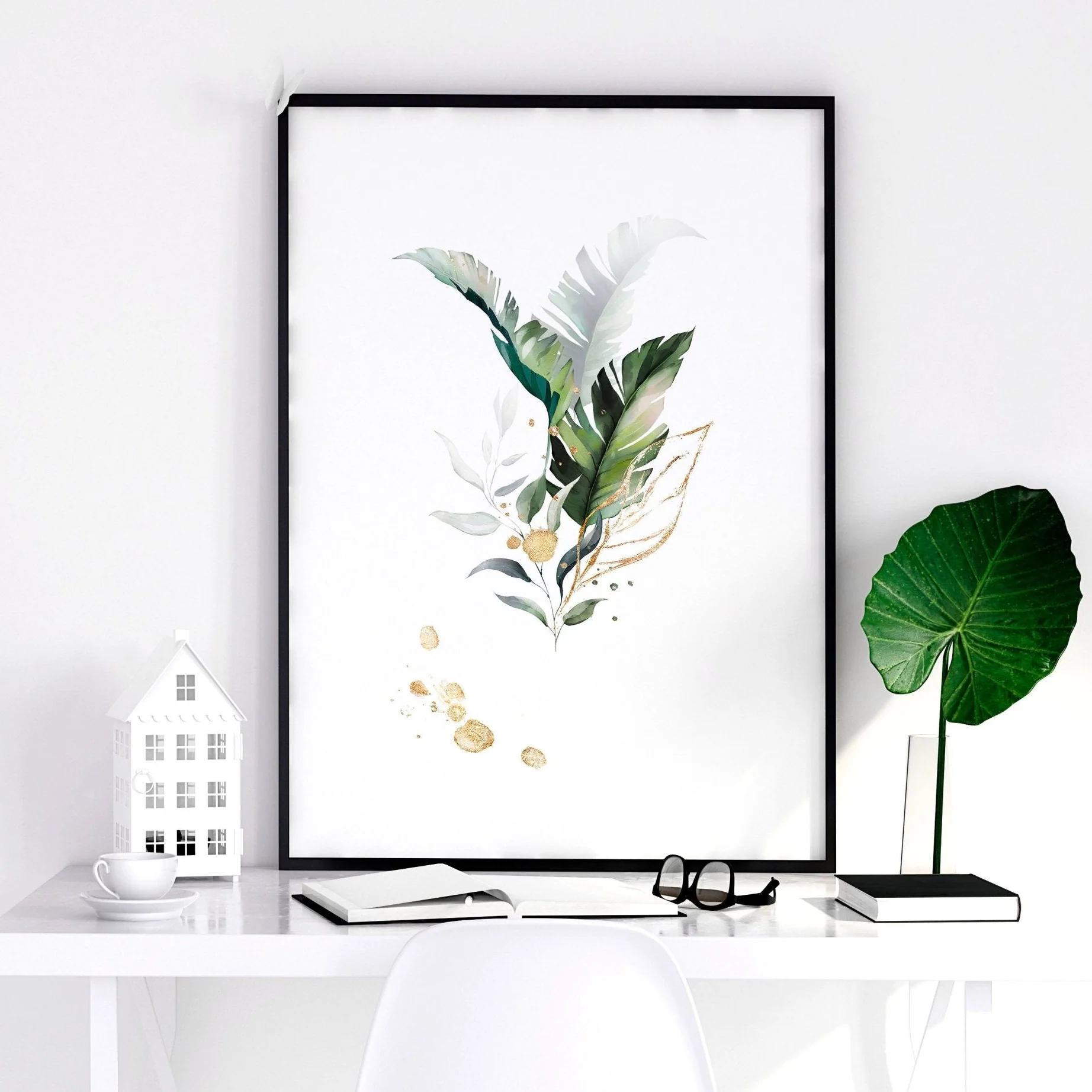 Tropical bedroom decor | set of 3 wall art prints - Image 6