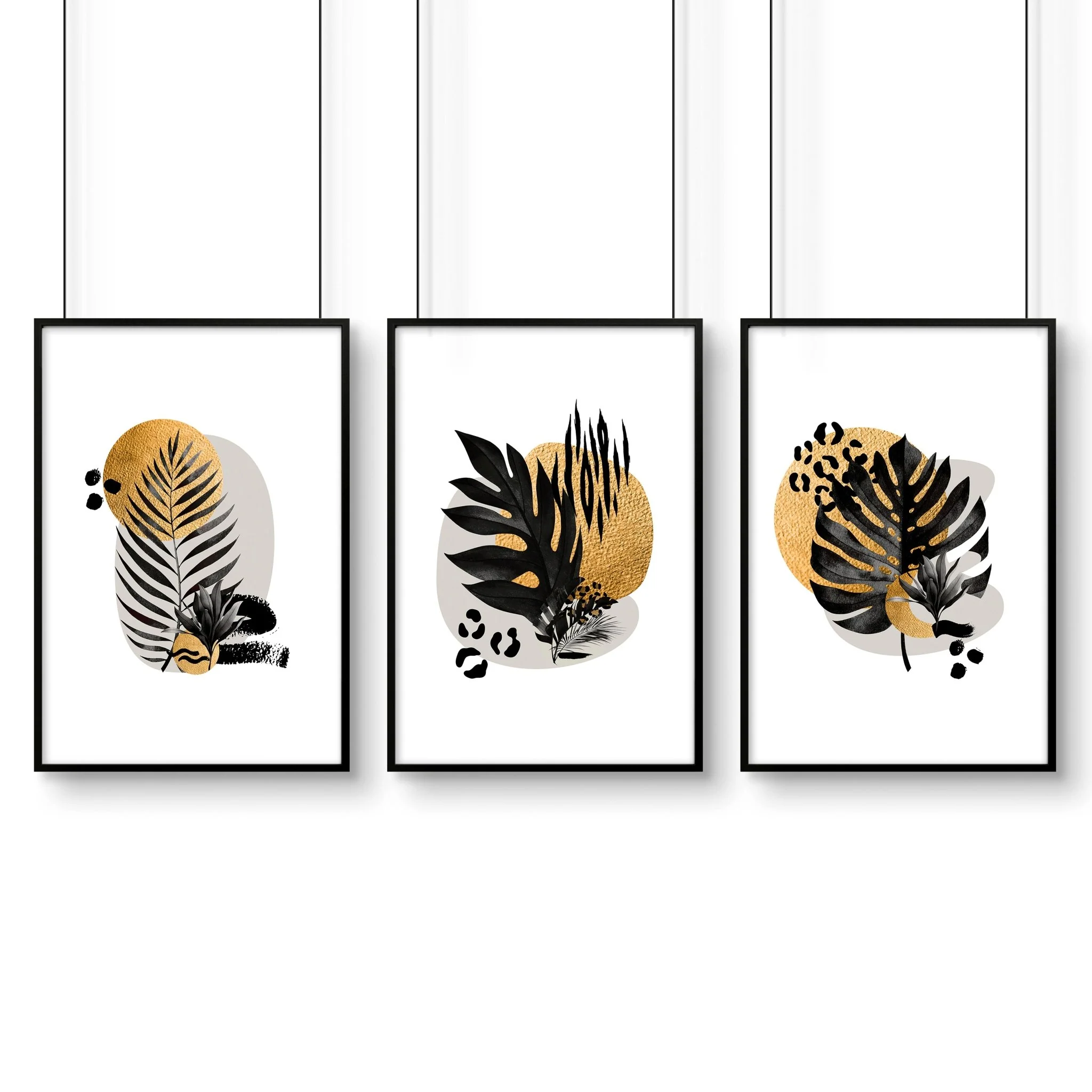 Wall art for a home office | set of 3 Tropical wall art prints - Image 7