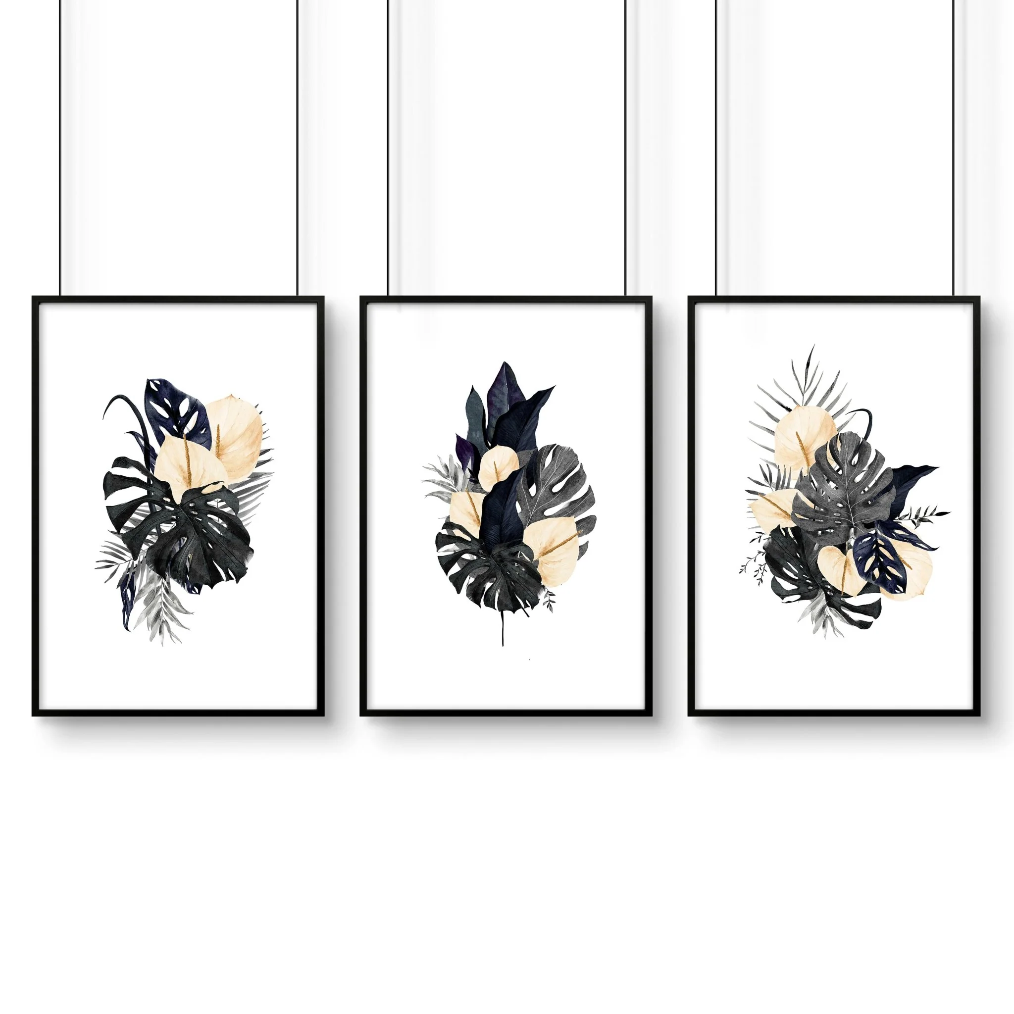 Tropical wall mural | set of 3 wall art prints - Image 8