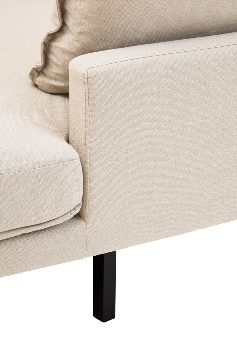 Troyes Cream Three Seat Right Chaise Sofa - Image 17