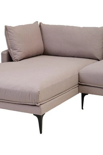 Troyes Grey Three Seat Left Chaise Sofa - Image 10