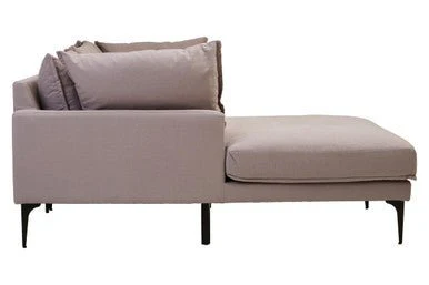 Troyes Grey Three Seat Left Chaise Sofa - Image 8