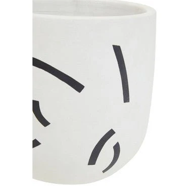 Tundra Black And White Planter - Image 10