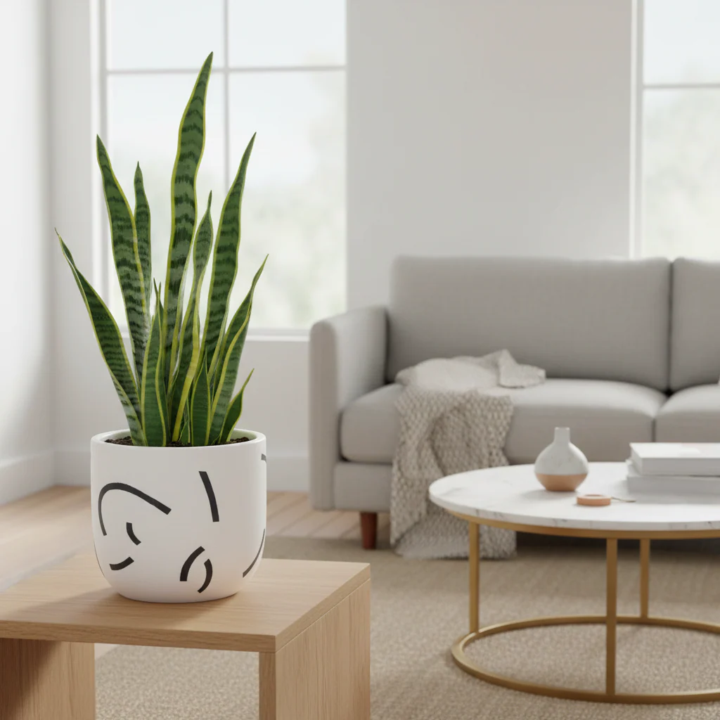 Tundra Black And White Planter - Image 4