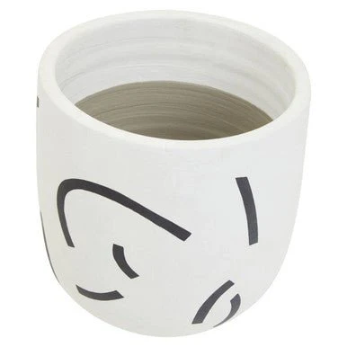 Tundra Black And White Planter - Image 5