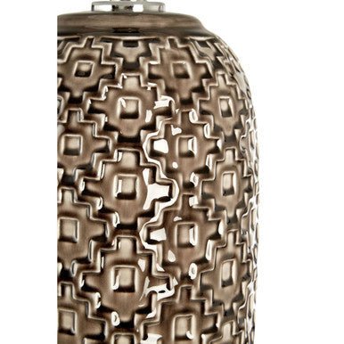 Udele Table Lamp With Brown Linen Shade - Image 7