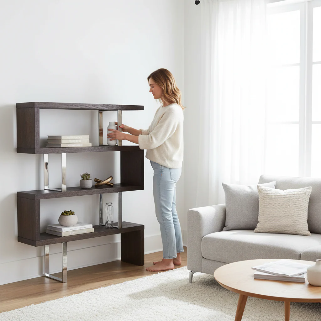 Ulmus 4 Tier Shelf Unit - Image 2