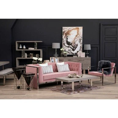 Ulmus Grey Elm Wood 4 Tier Bookshelf - Image 8