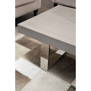 Ulmus Grey Elm Wood Coffee Table - Image 12
