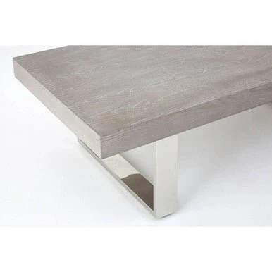 Ulmus Grey Elm Wood Coffee Table - Image 13
