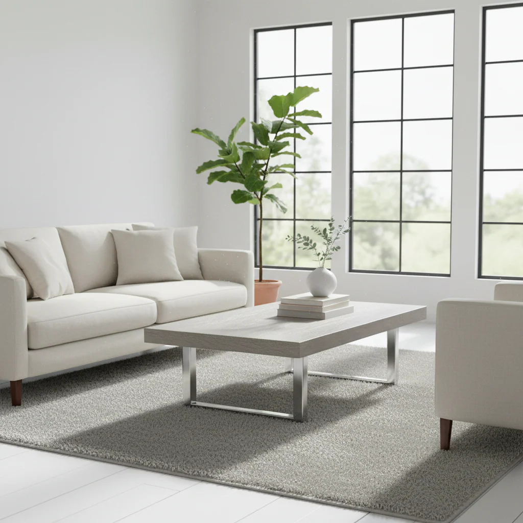 Ulmus Grey Elm Wood Coffee Table - Image 3