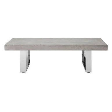 Ulmus Grey Elm Wood Coffee Table - Image 5