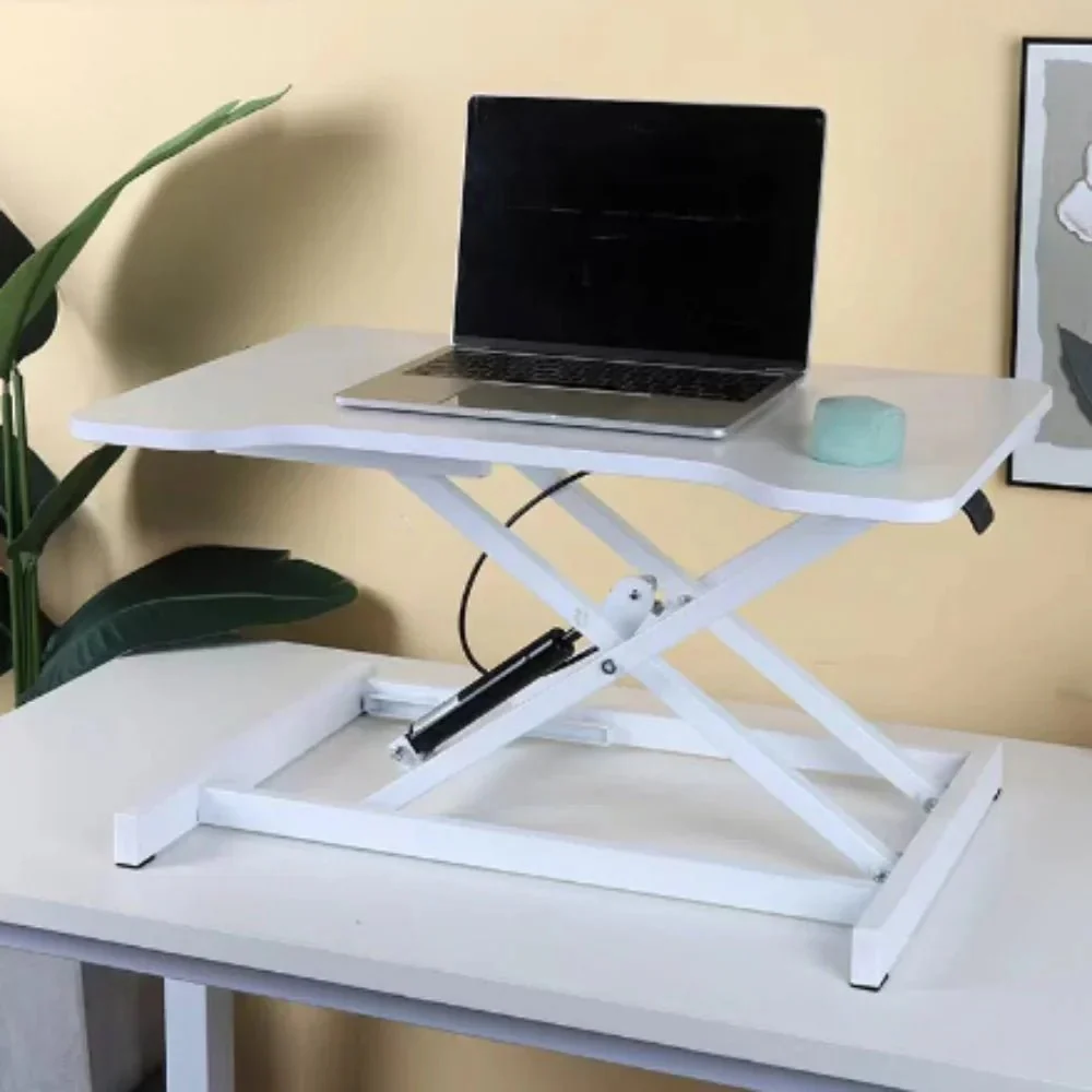 Ultra-Slim Single Top Height Adjustable Standing Desk Riser, Compact Sit Stand Desktop Converter for Monitor or Laptop - Image 3