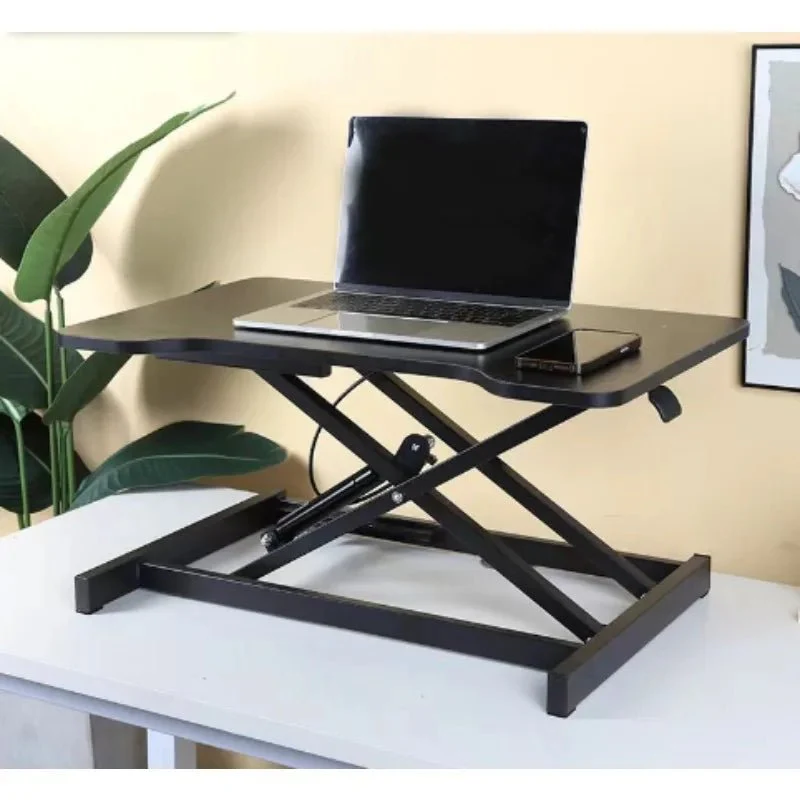 Ultra-Slim Single Top Height Adjustable Standing Desk Riser, Compact Sit Stand Desktop Converter for Monitor or Laptop - Image 7