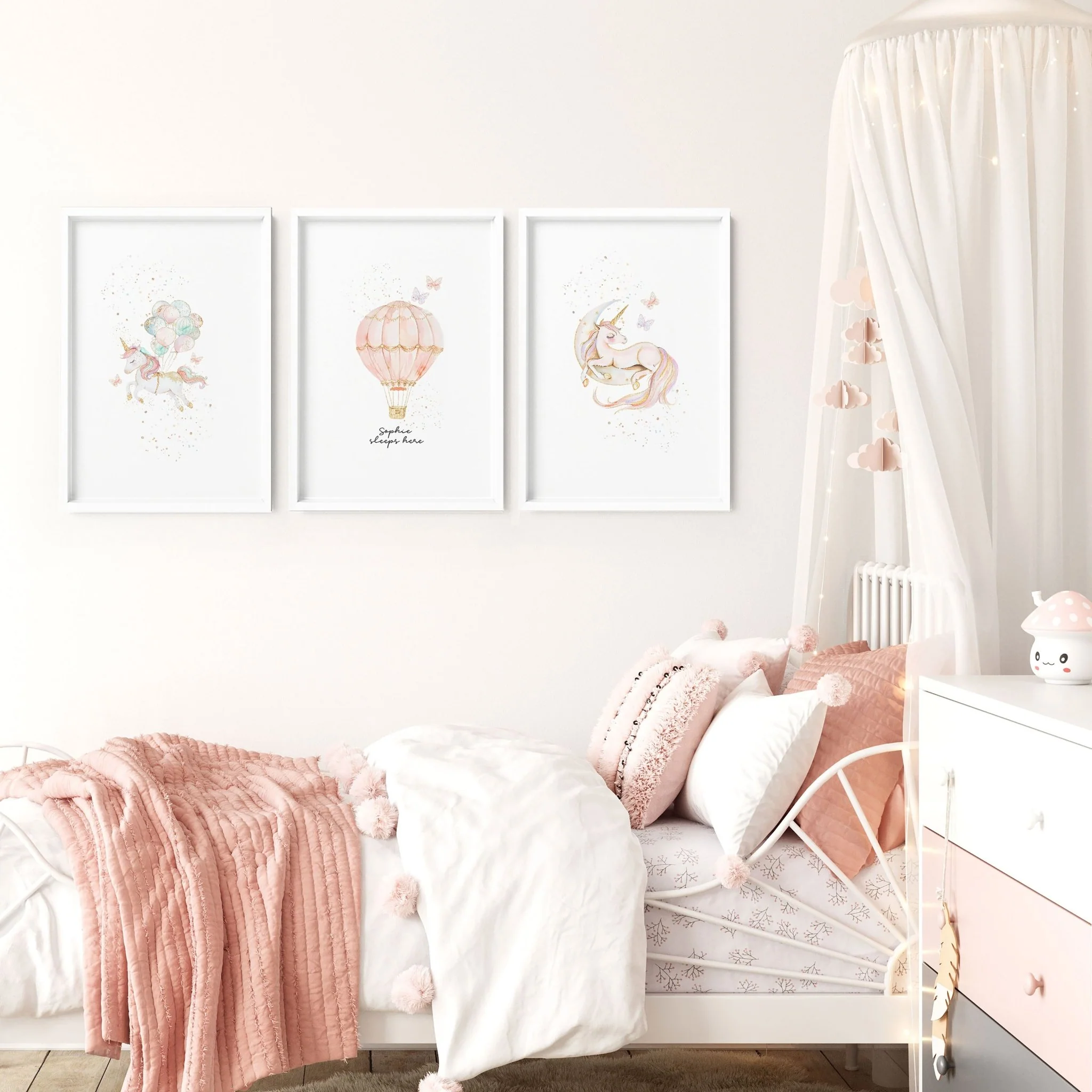 Unicorn Art | Set of 3 wall art prints - Image 4