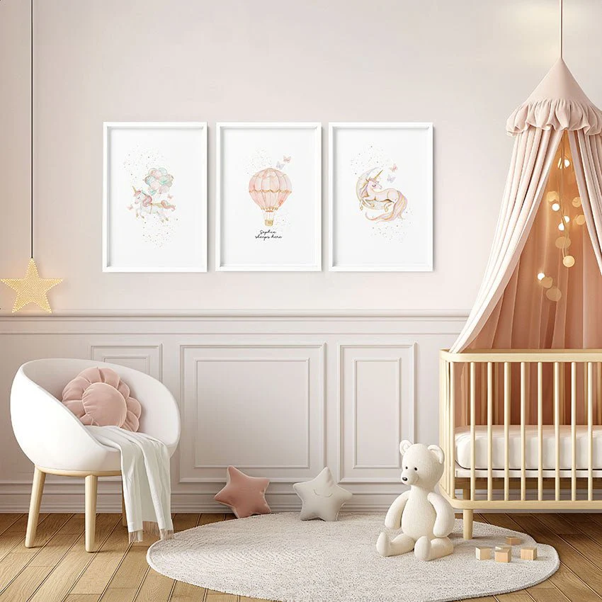 Unicorn Art | Set of 3 wall art prints - Image 9