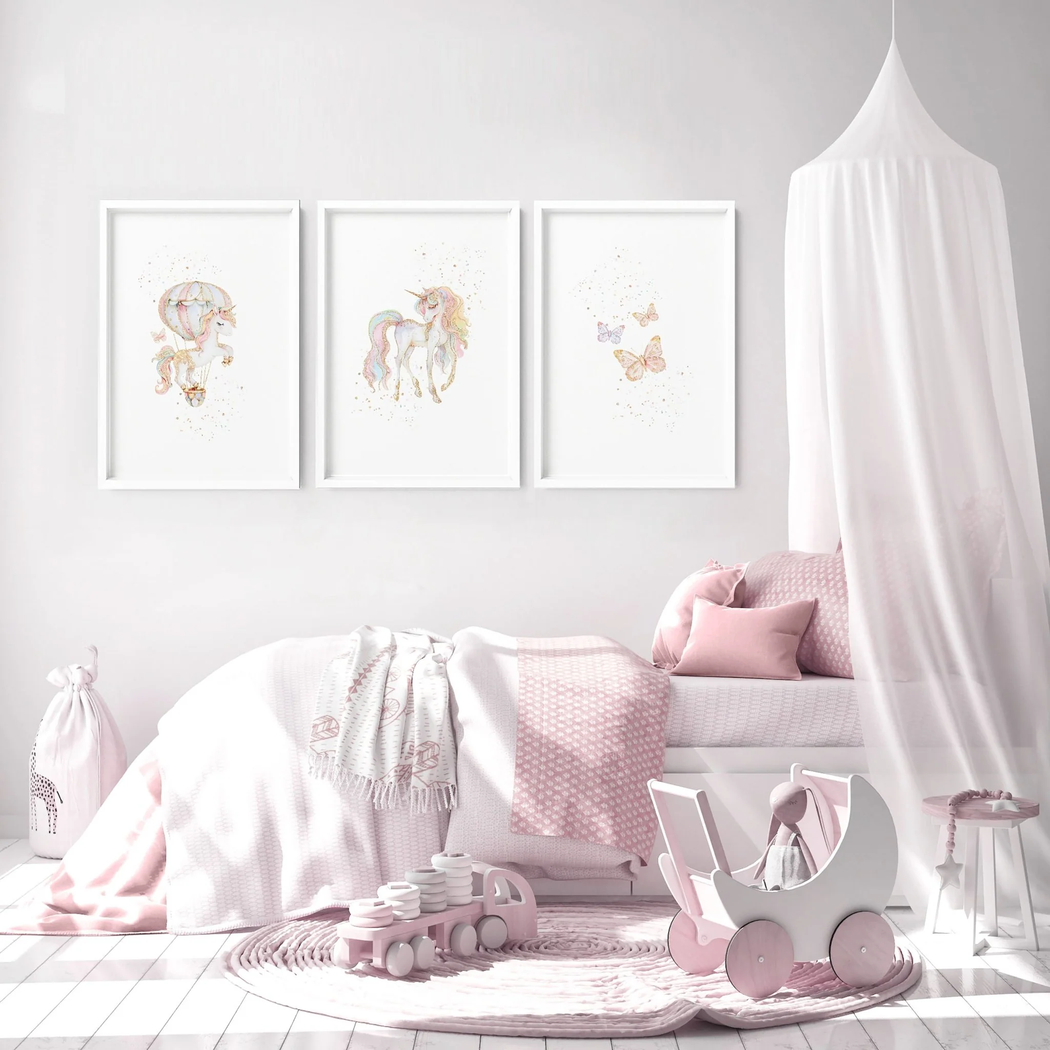 Unicorn Wall Art | Set of 3 wall art prints - Image 6