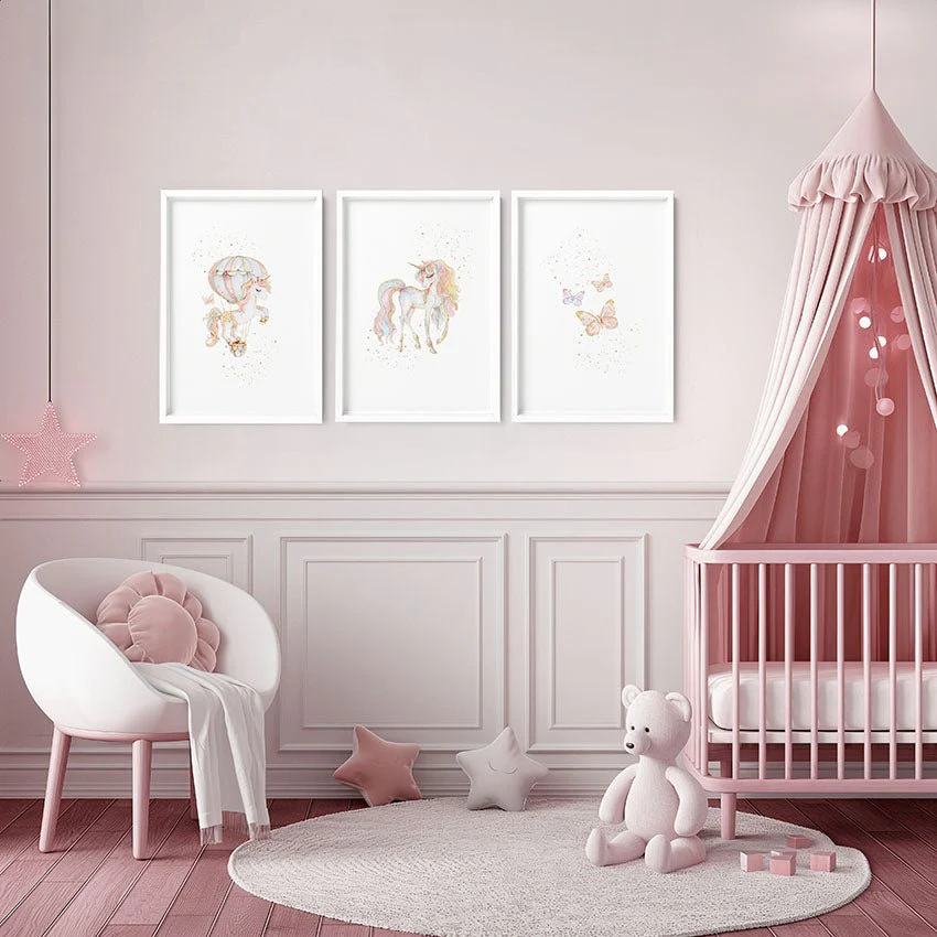 Unicorn Wall Art | Set of 3 wall art prints - Image 8