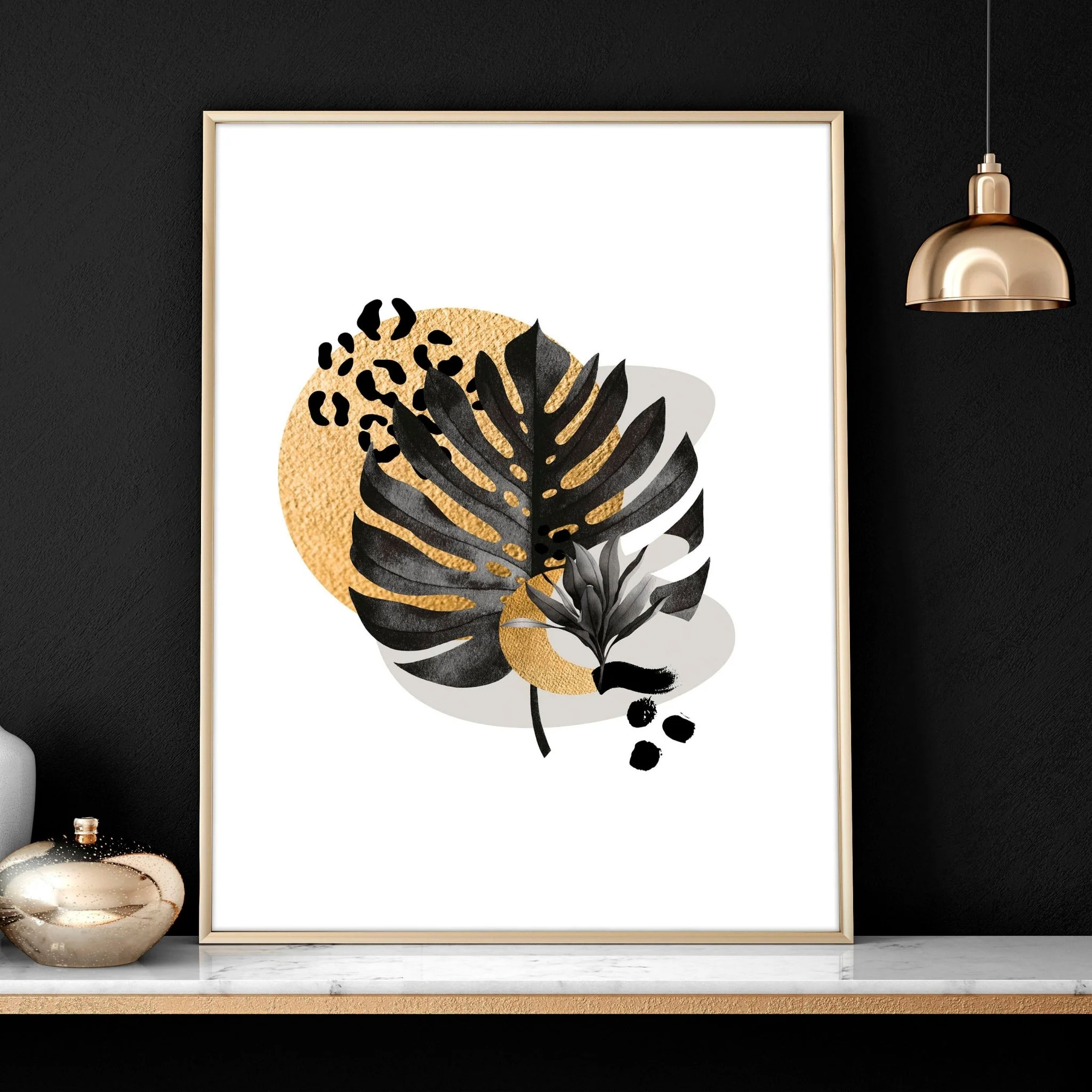 Unique wall art for living room | set of 3 framed wall art - Image 5