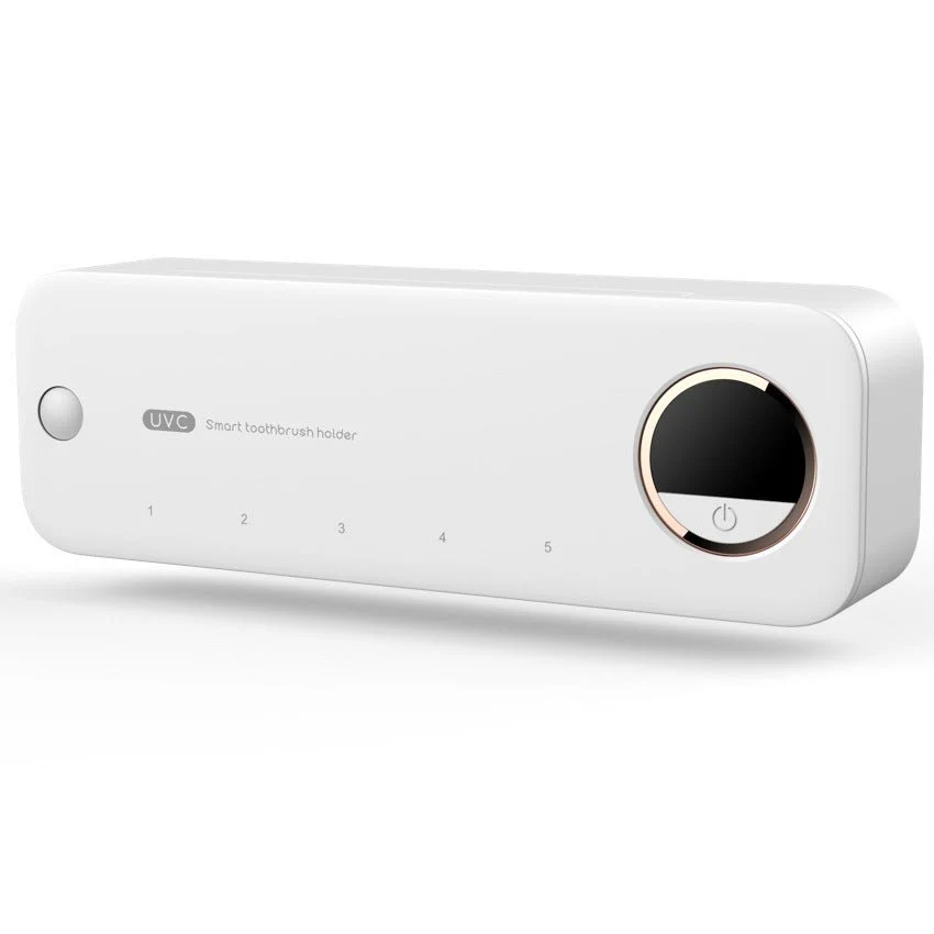 UV Toothbrush Holder Sterilizer Rechargeable Tooth Brush With LED Display Drying Wall-mounted For Bathroom Accessor - Image 7