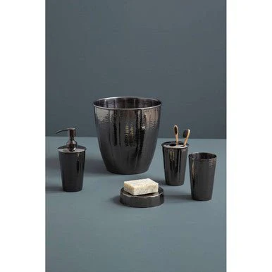 Vaco Hammered Black Nickel Finish Tumbler - Image 6