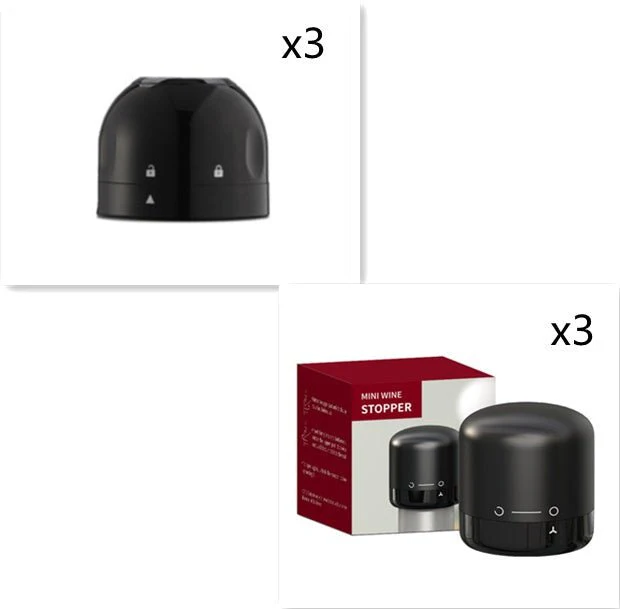 Vacuum Red Wine Bottle Stopper Silicone Sealed Champagne Bottle Stopper Vacuum Retain Freshness Wine Plug Bar Tools - Image 15