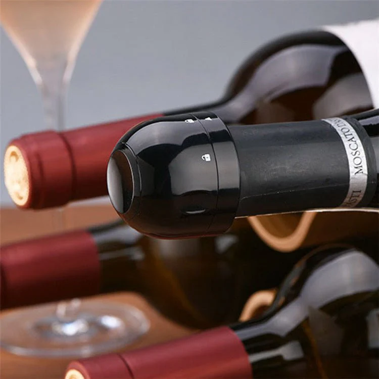 Vacuum Red Wine Bottle Stopper Silicone Sealed Champagne Bottle Stopper Vacuum Retain Freshness Wine Plug Bar Tools - Image 2