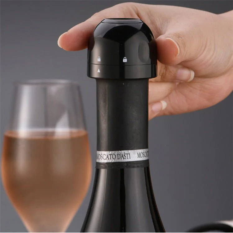 Vacuum Red Wine Bottle Stopper Silicone Sealed Champagne Bottle Stopper Vacuum Retain Freshness Wine Plug Bar Tools - Image 3
