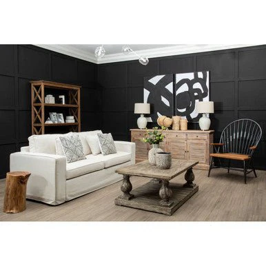 Valensole 3 Seat Cream Fabric Sofa - Image 13