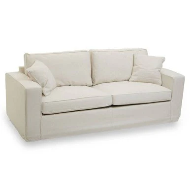 Valensole 3 Seat Cream Fabric Sofa - Image 5