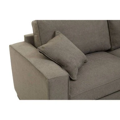 Valensole 3 Seat Grey Fabric Sofa - Image 12