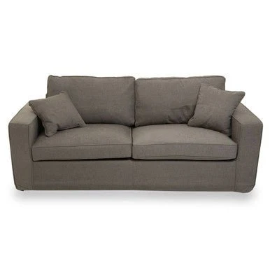 Valensole 3 Seat Grey Fabric Sofa - Image 6
