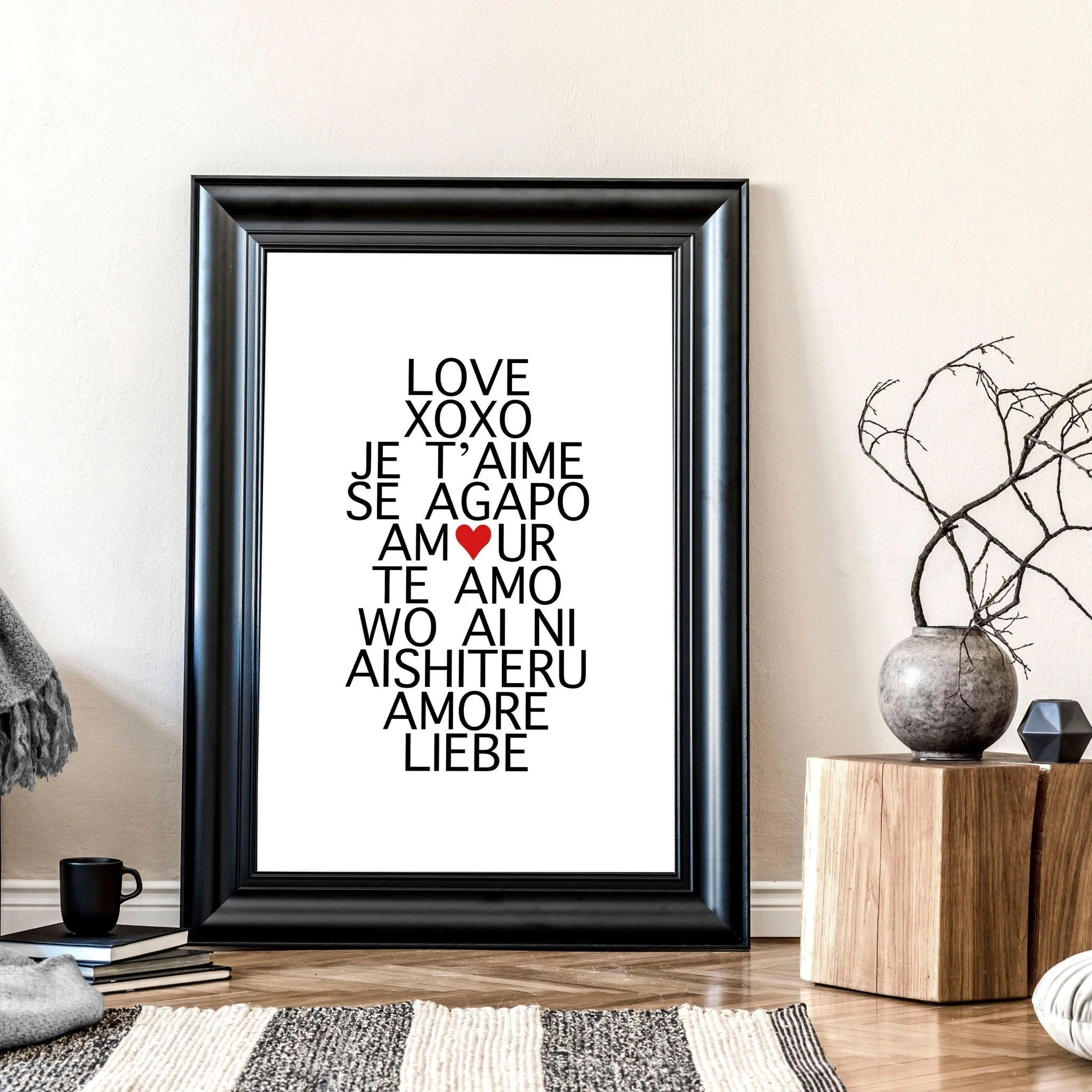 Valentines gift for her | framed wall art for living room - Image 6