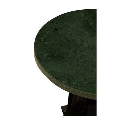 Vasco 3 Leg Bar Stool With Green Marble Top - Image 7