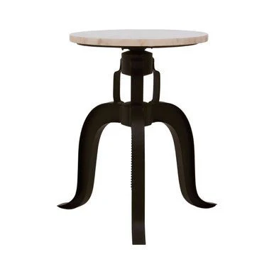 Vasco 3 Leg Bar Stool With White Marble Top - Image 8