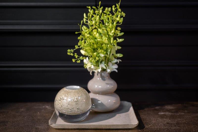 VASE SKRZYSZOW S- H16 D14 cm - TAUPE - Image 3