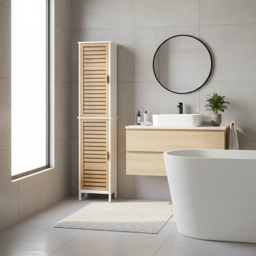 Verdon 2 Single 4 Inner Shelves Standing Cabinet - Image 4