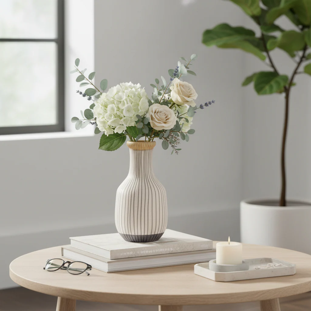Vero Large Earthenware Vase - Image 4